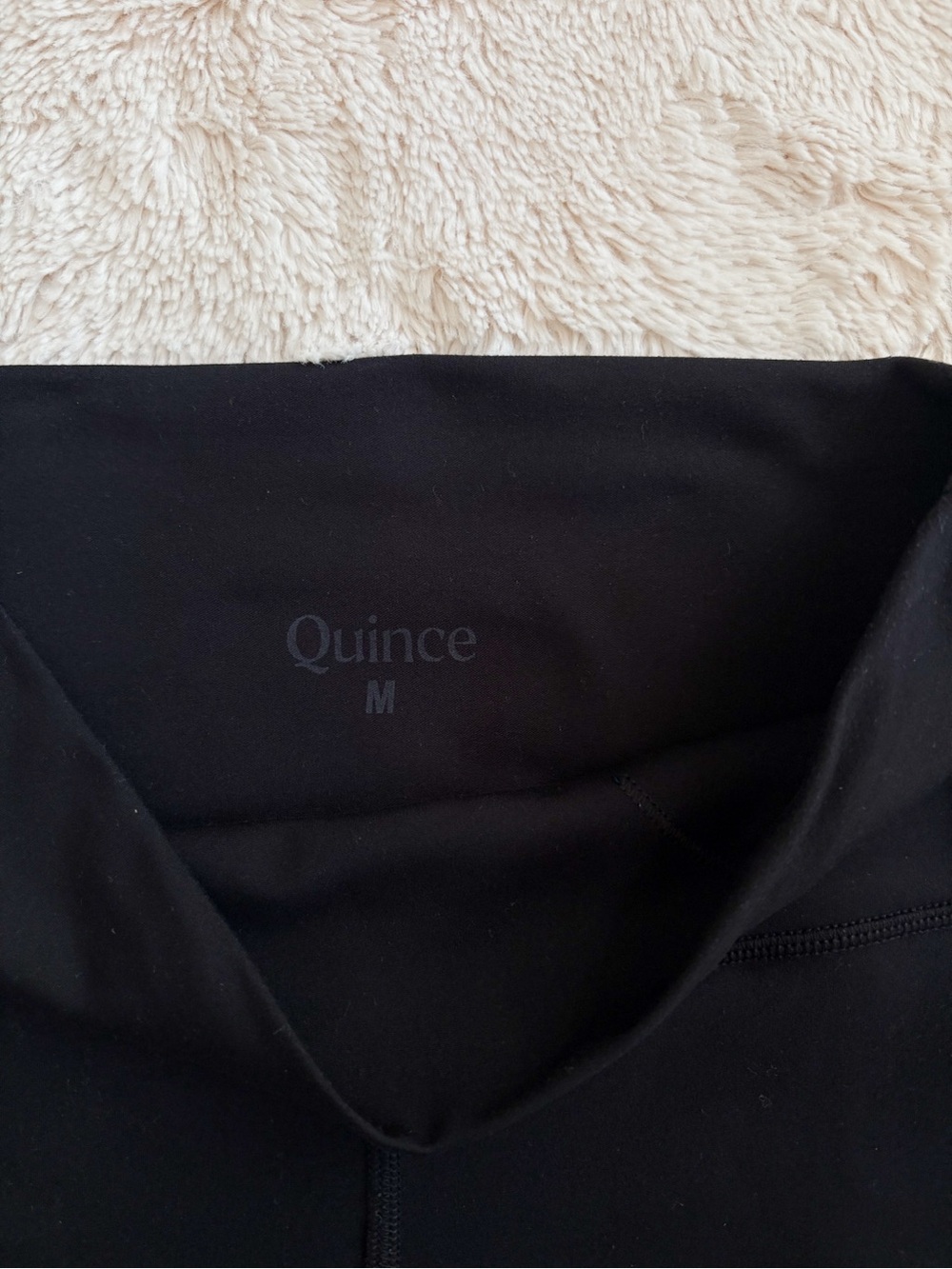 Quince Black High Rise Ultra Soft Leggings Size Medium - Picture 4 of 5